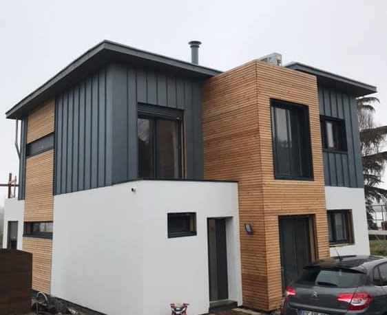 maison bois moderne maison bois moderne réalisée par SP Toiture